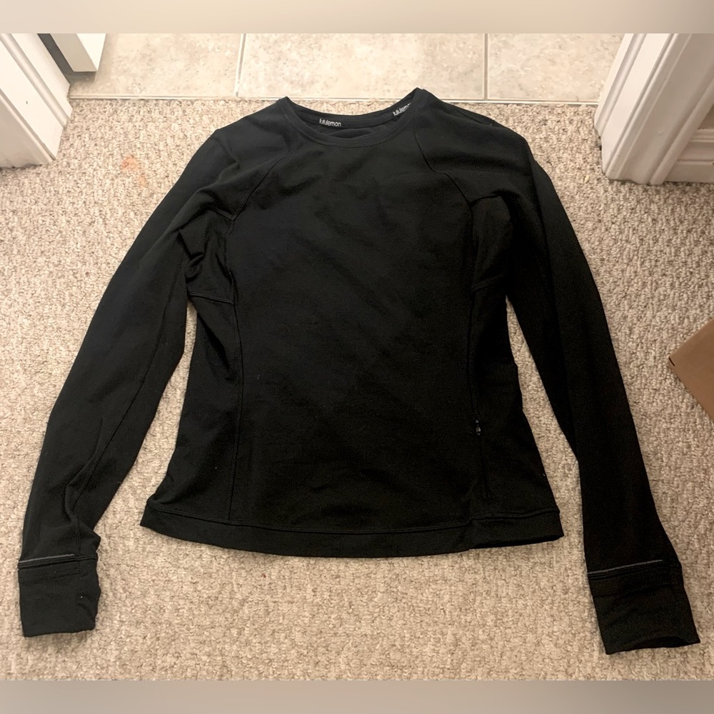 Lululemon long sleeve running shirt size 8